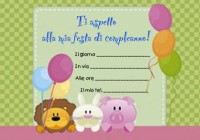 Biglietti Invito Compleanno Per Bambini Da Fare O Da