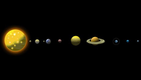 Pianeti sistema solare allineati spiegato ai bambini