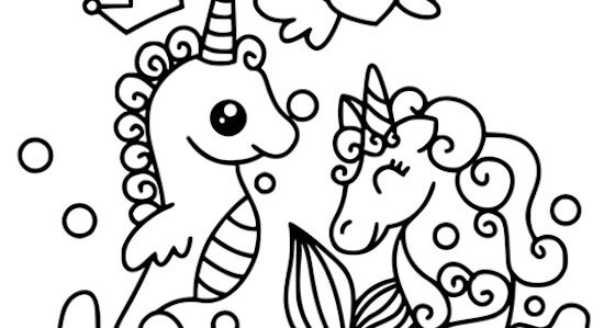 Unicorno da Colorare - Disegni per Bambini da Stampare