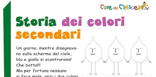 Storia dei colori secondari per la scuola dell'infanzia - per bambini
