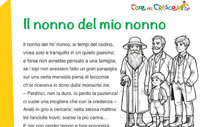 Filastrocca per la Festa dei nonni